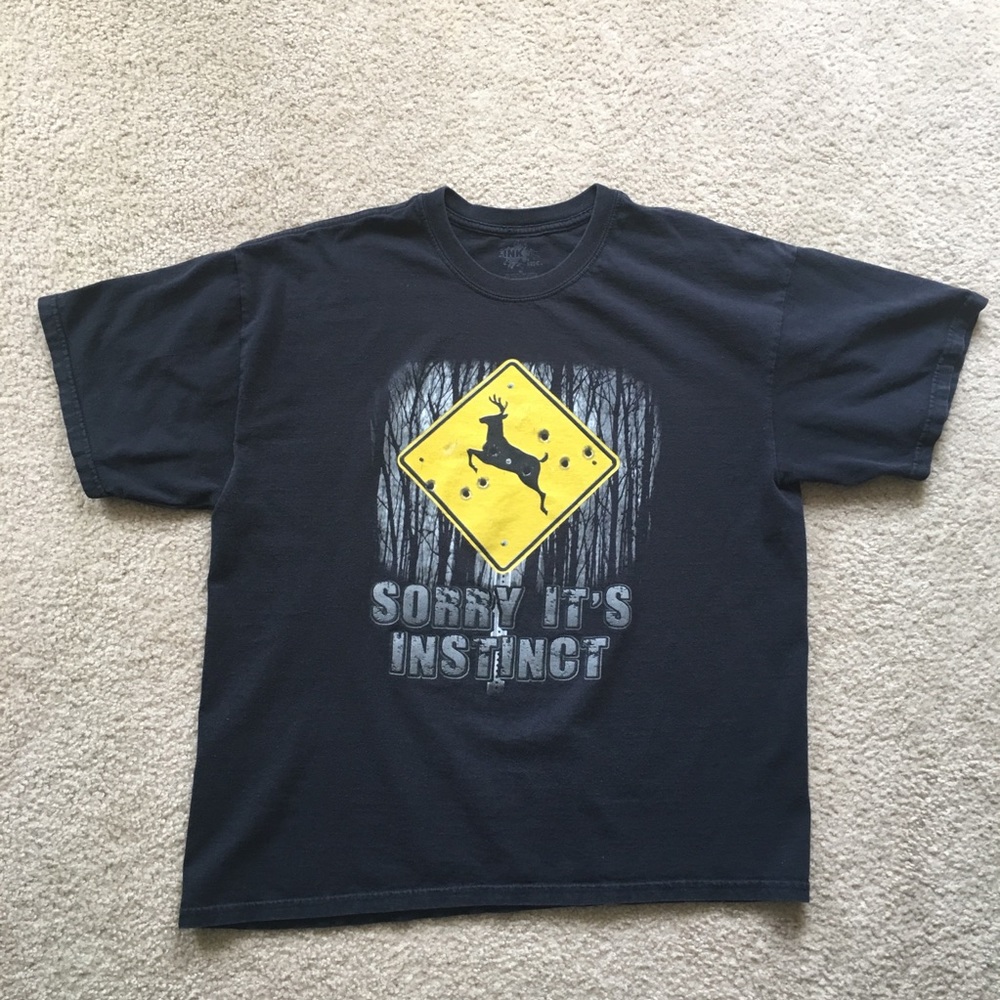 Ink Inc•Sorry It’s Instinct•Size XL•T-shirt